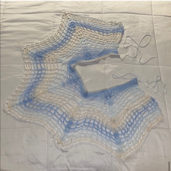 Handmade Crochet Beach Wrap / Coverup - Picture 7 of 7